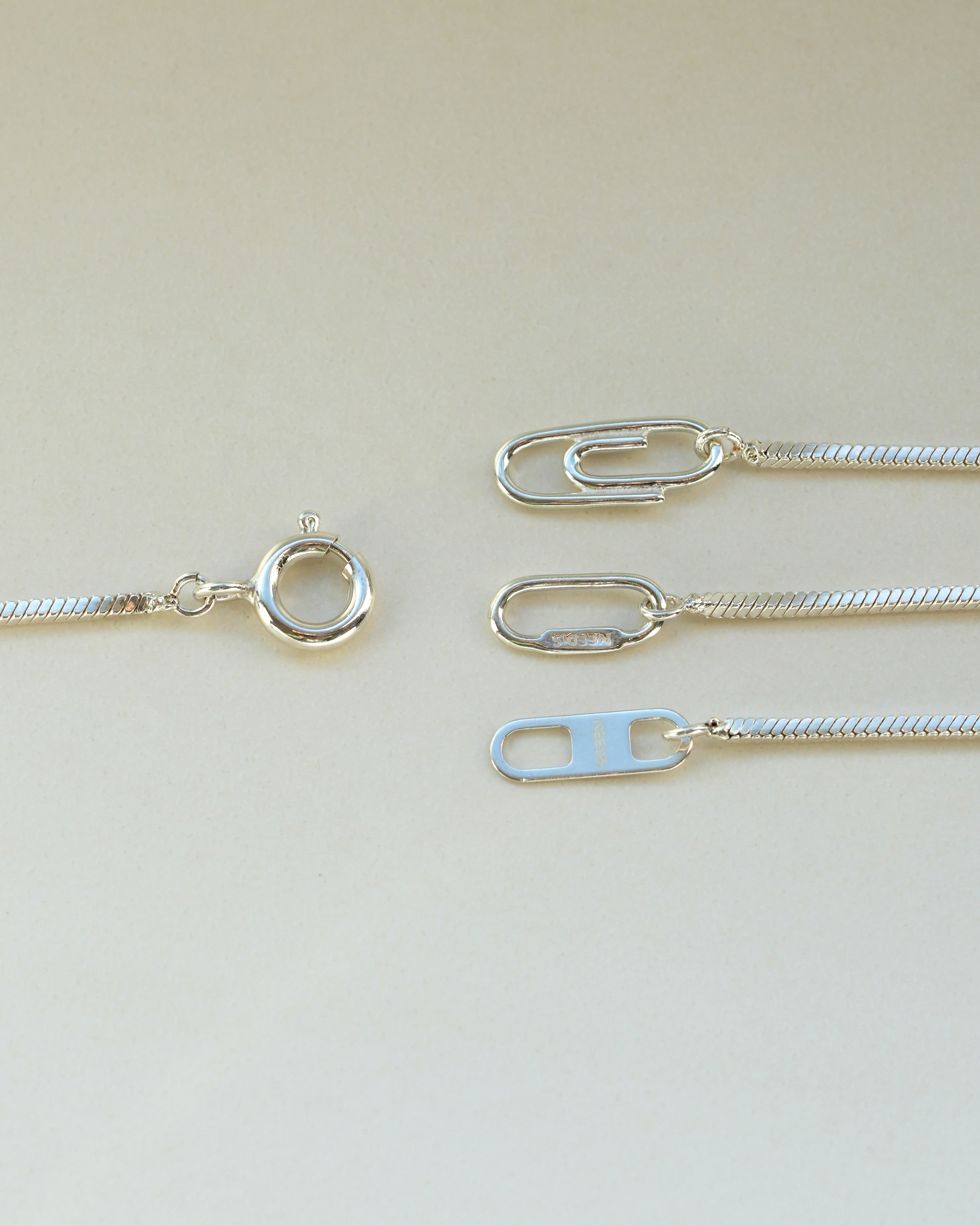 Compact Square Chain Necklace Silver ¥9,174～￥11,176