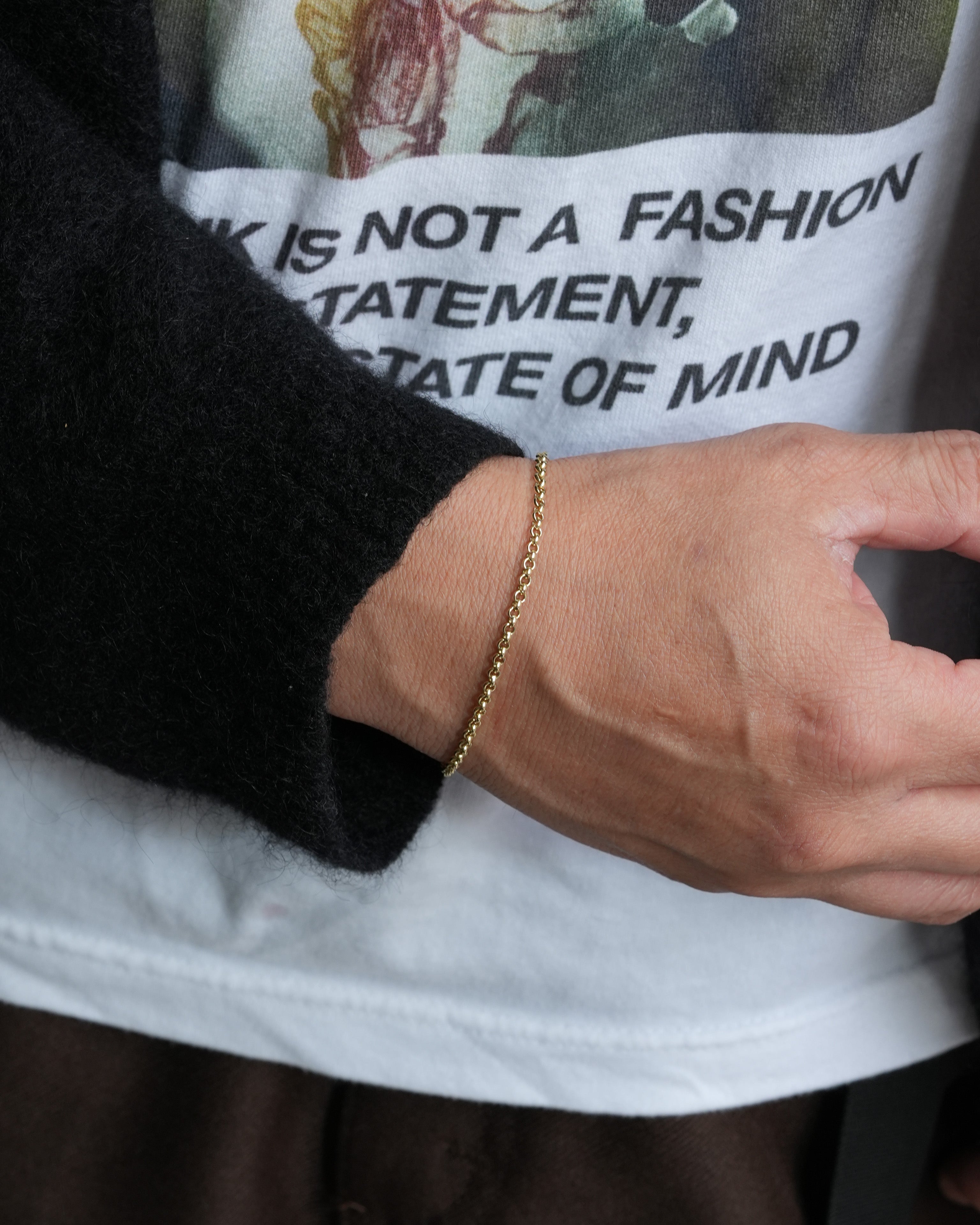 K9 Loose Belcher Chain Bracelet 2.6mm　¥65,340 ~ ¥89,100