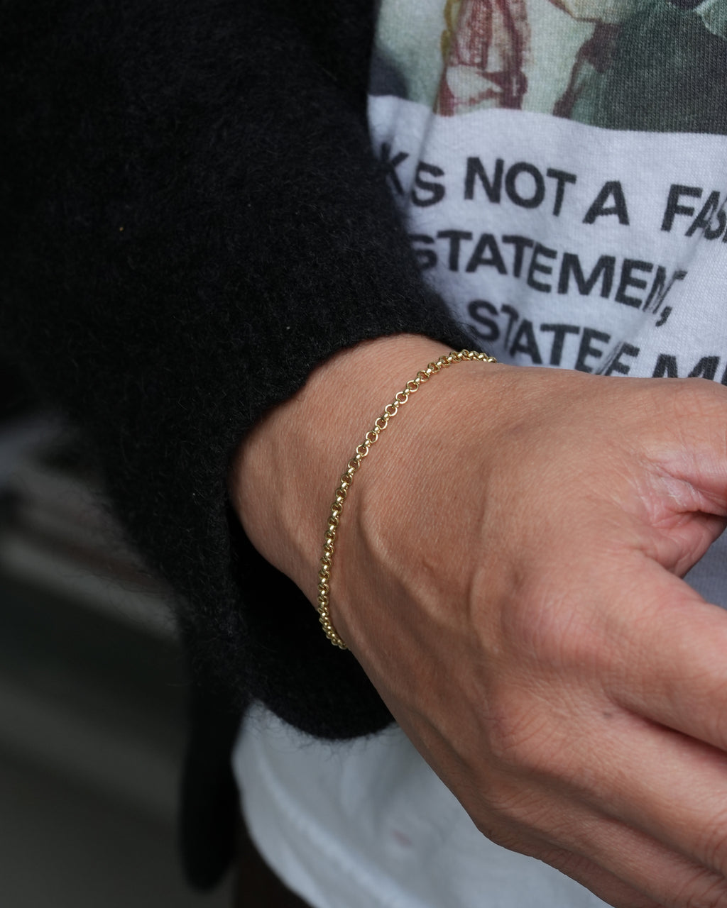 K9 Loose Belcher Chain Bracelet 2.6mm　¥65,340 ~ ¥89,100