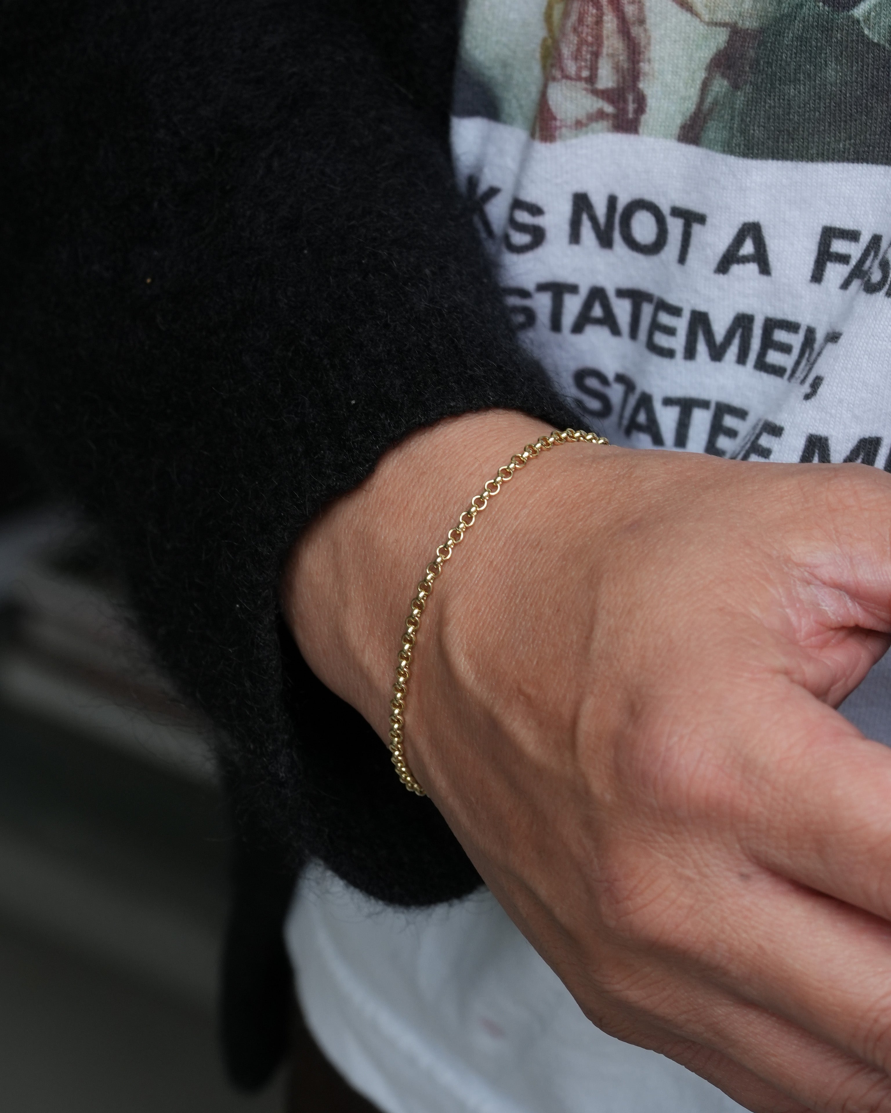 K9 Loose Belcher Chain Bracelet 2.6mm　¥65,340 ~ ¥89,100