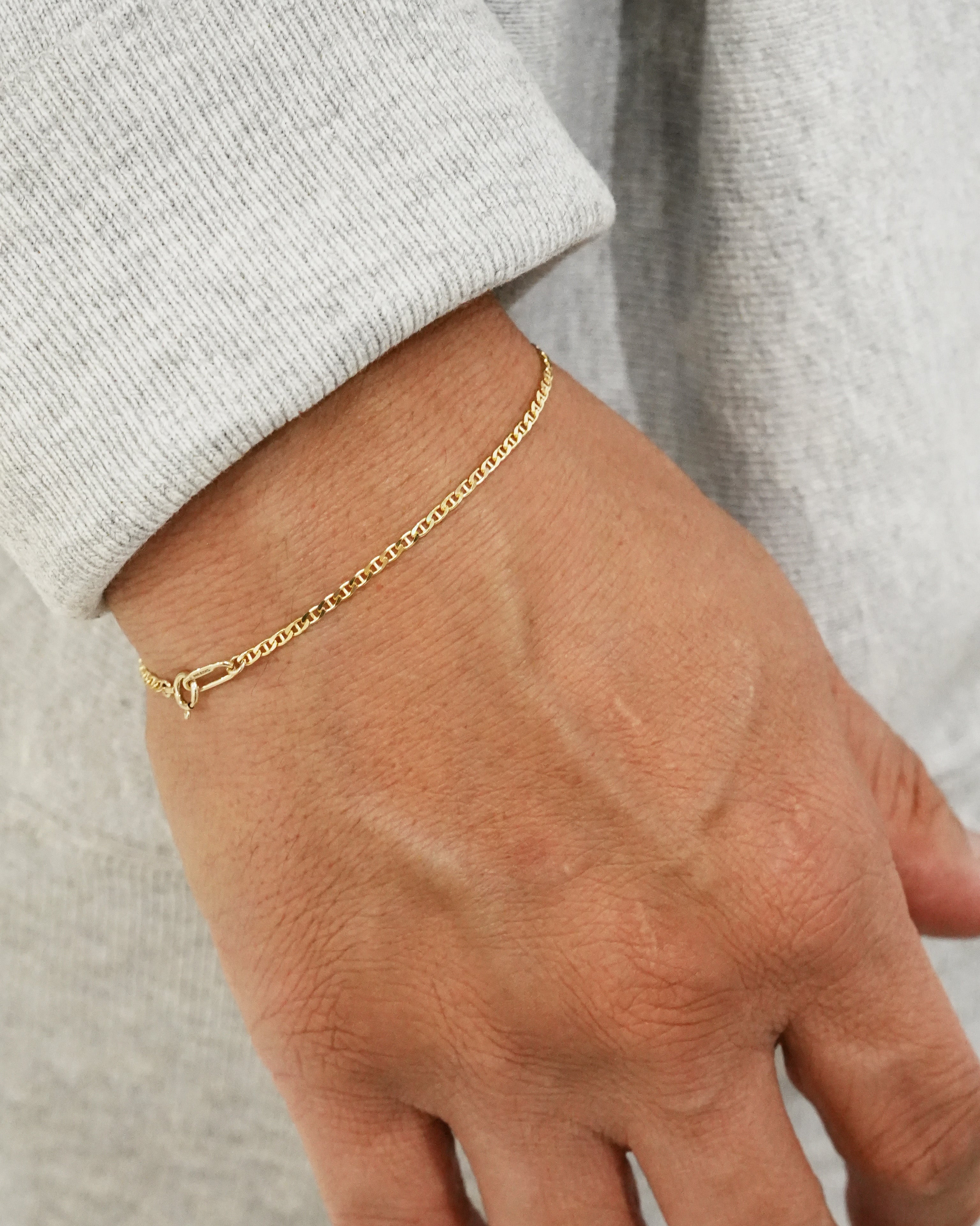 Mariner Chain Bracelet　K14YG ¥80,520～￥99,000