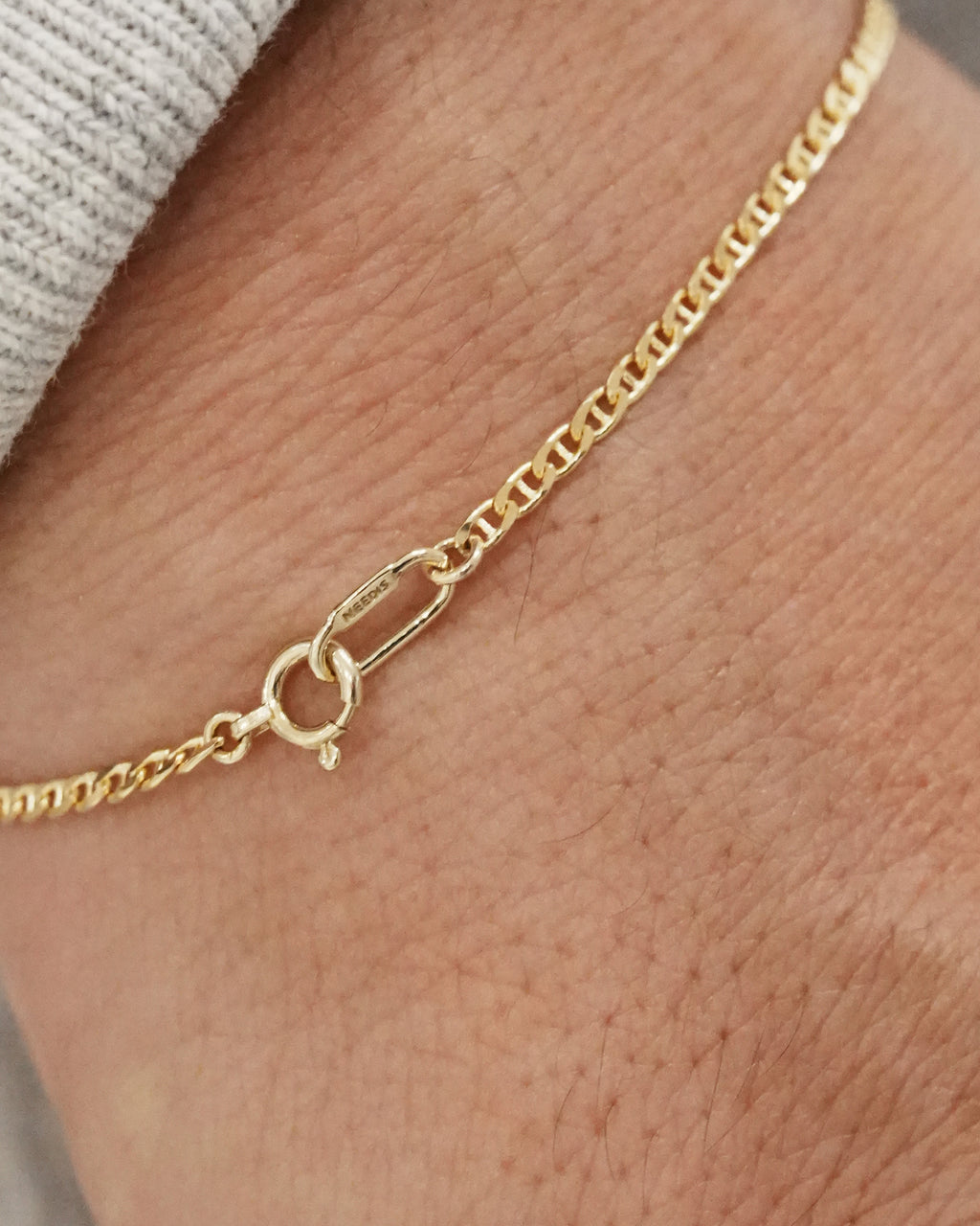 Mariner Chain Bracelet　K14YG ¥80,520～￥99,000