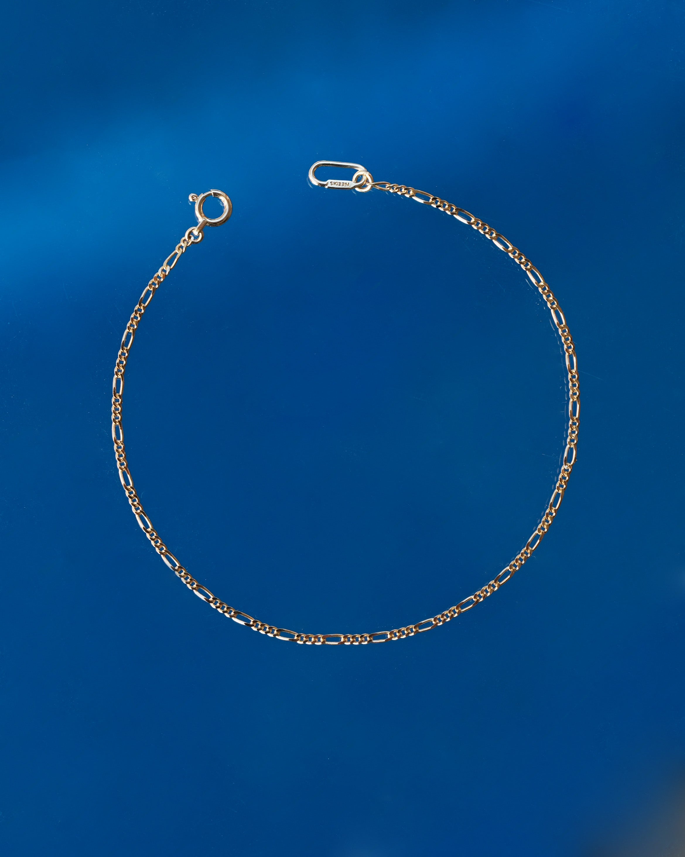 Figaro Chain Bracelet　K14YG