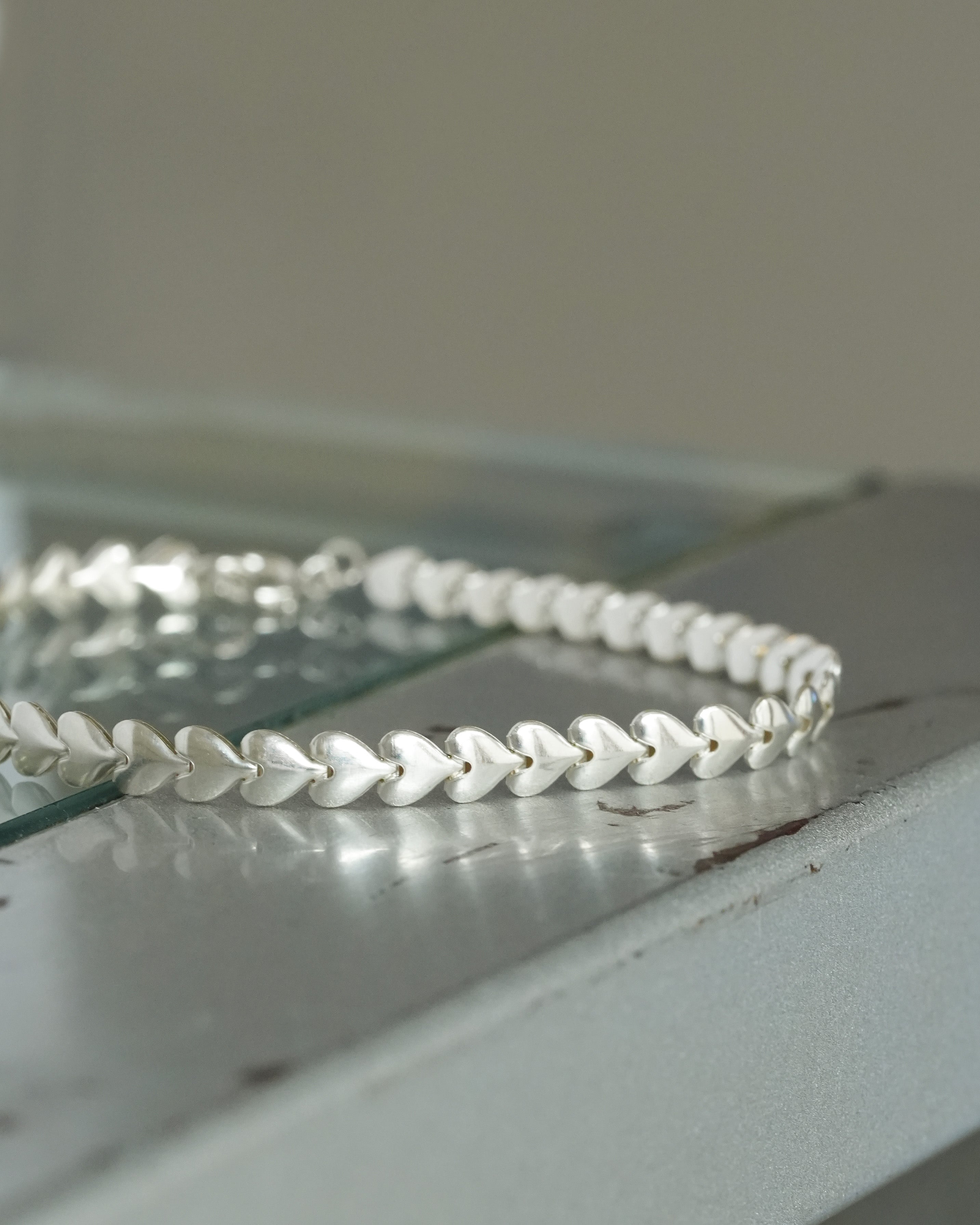 Heart Tile Chain Bracelet  ¥8,470  -  ¥11,550