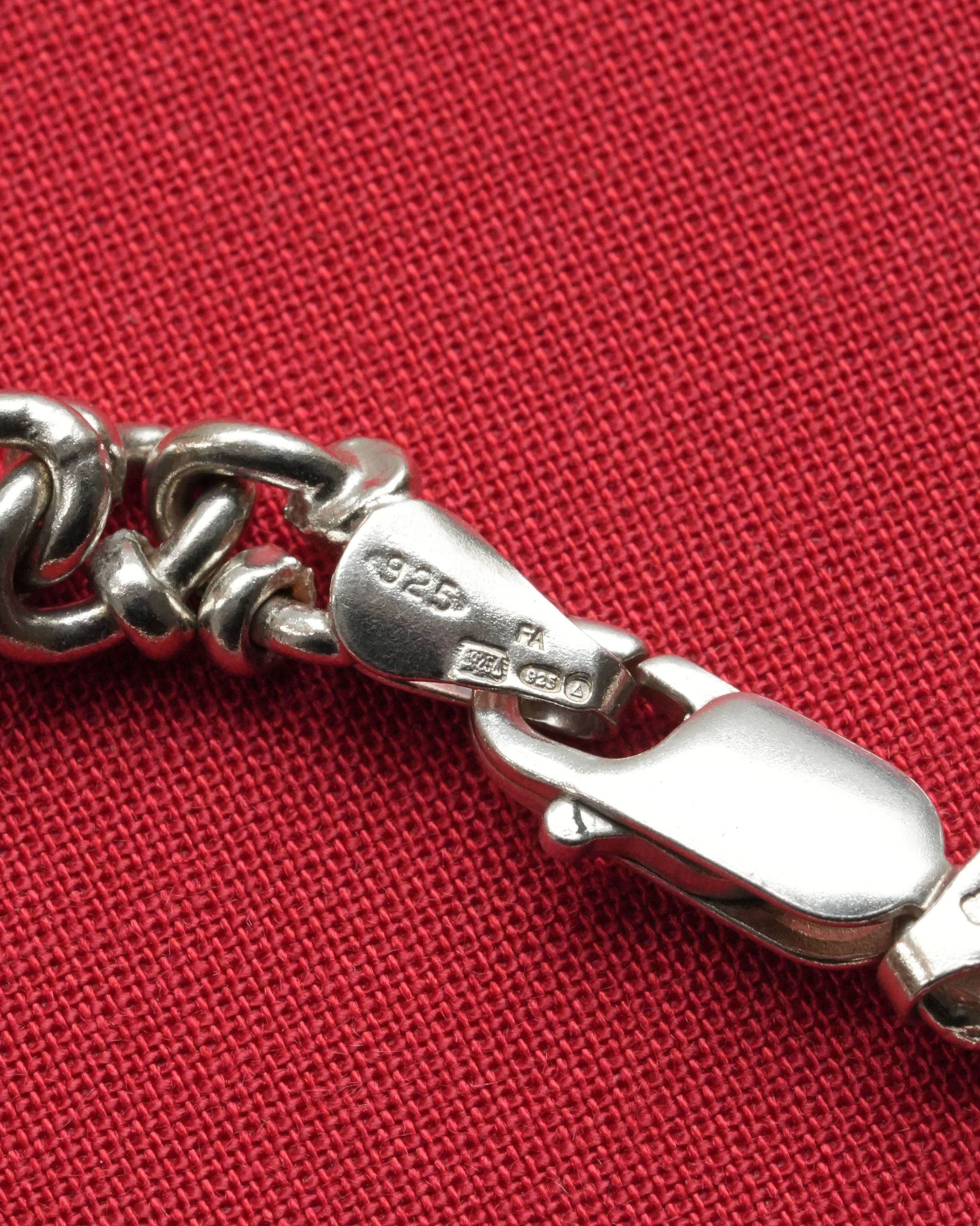 UK Vintage Stud Curb Chain Bracelet
