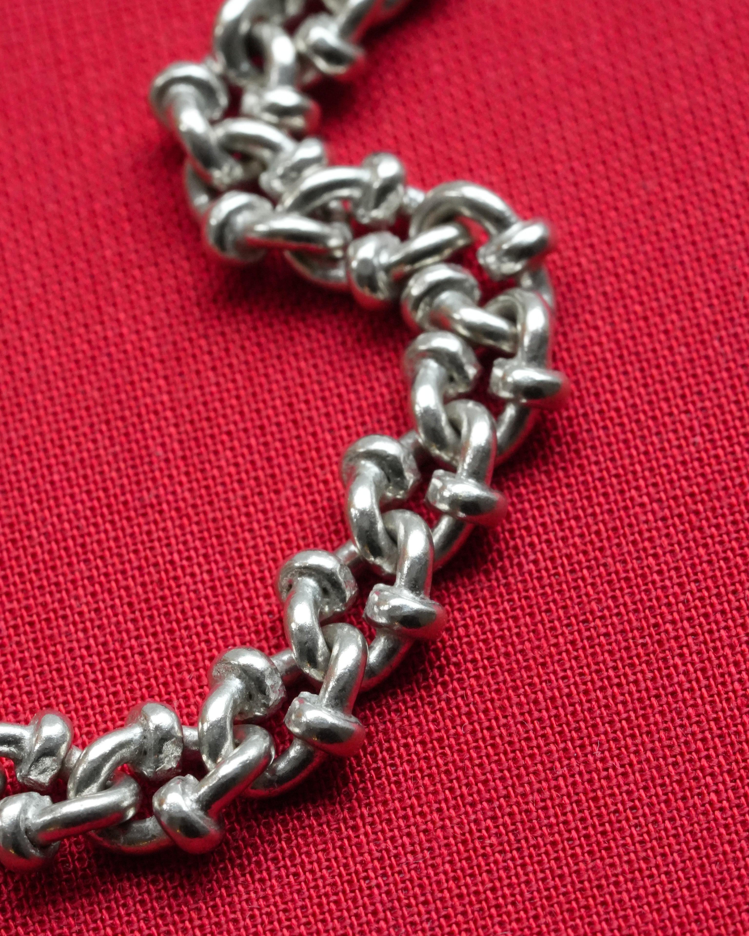 UK Vintage Stud Curb Chain Bracelet