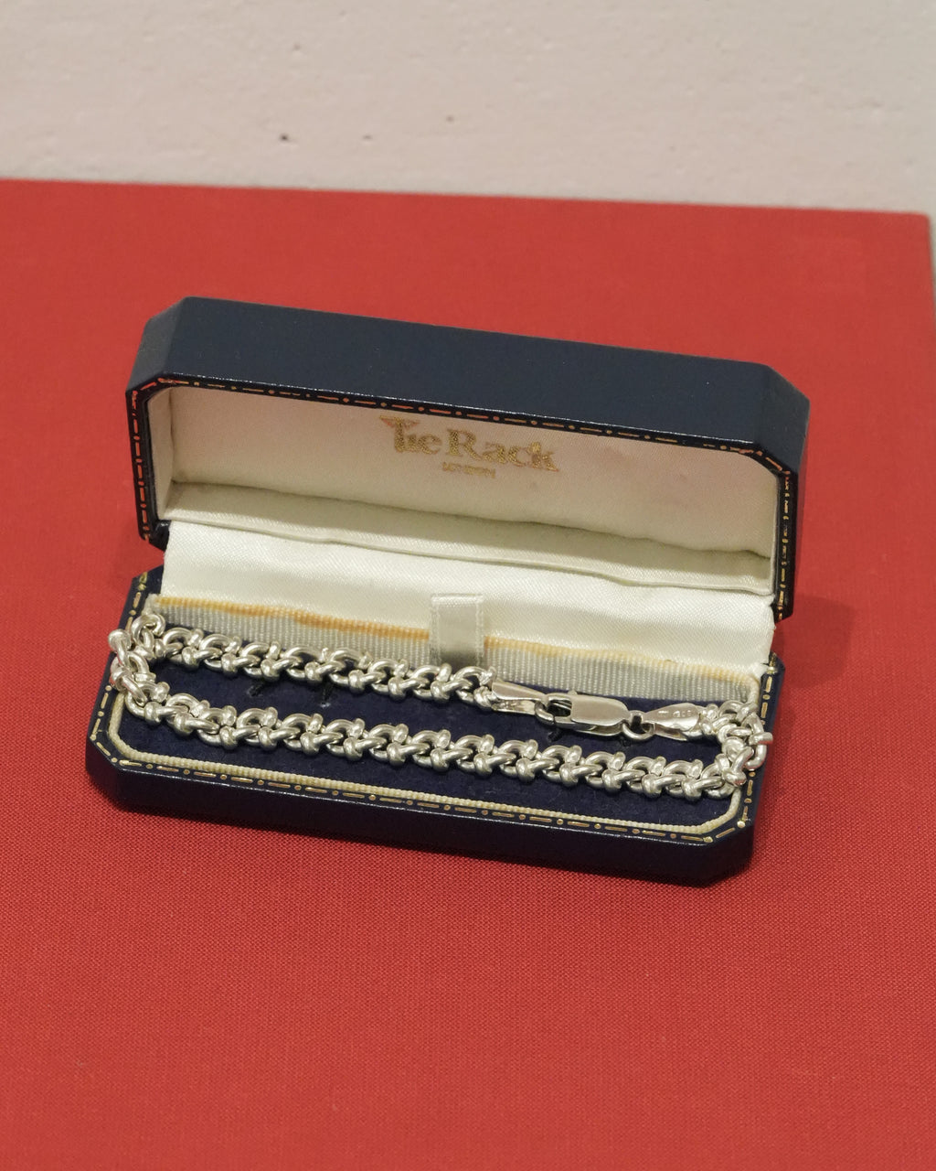 UK Vintage Stud Curb Chain Bracelet