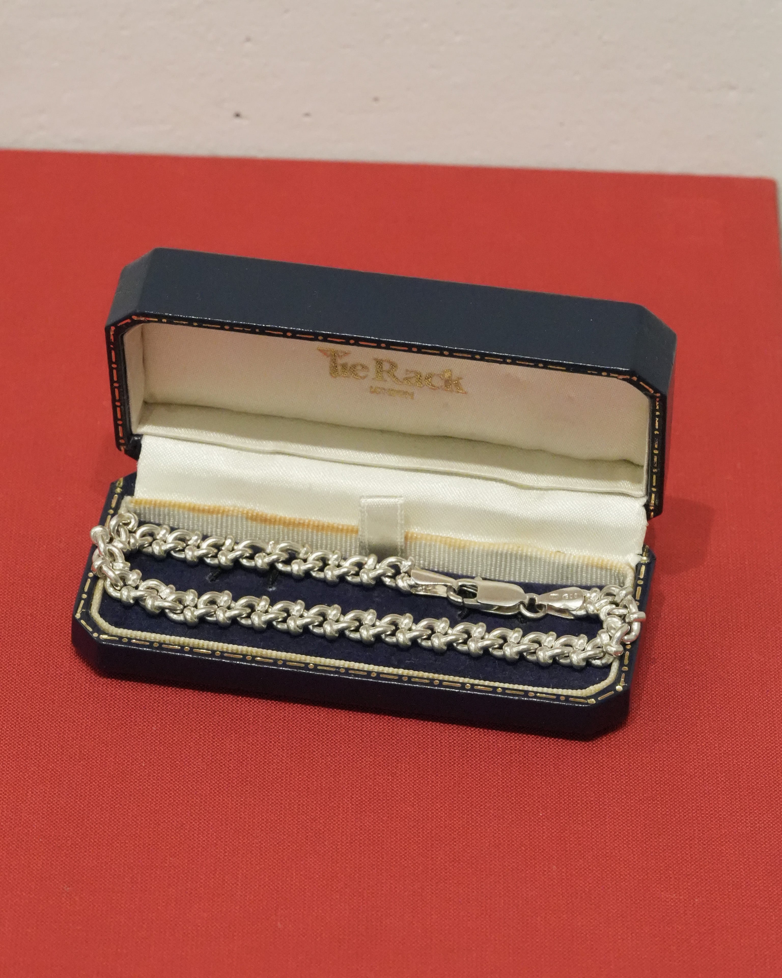 UK Vintage Stud Curb Chain Bracelet