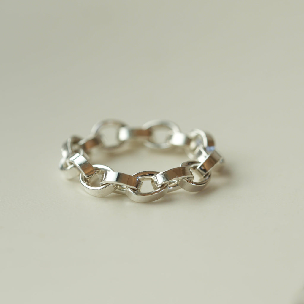 Round Flat Cut Chain Ring ¥6,160～￥7,810