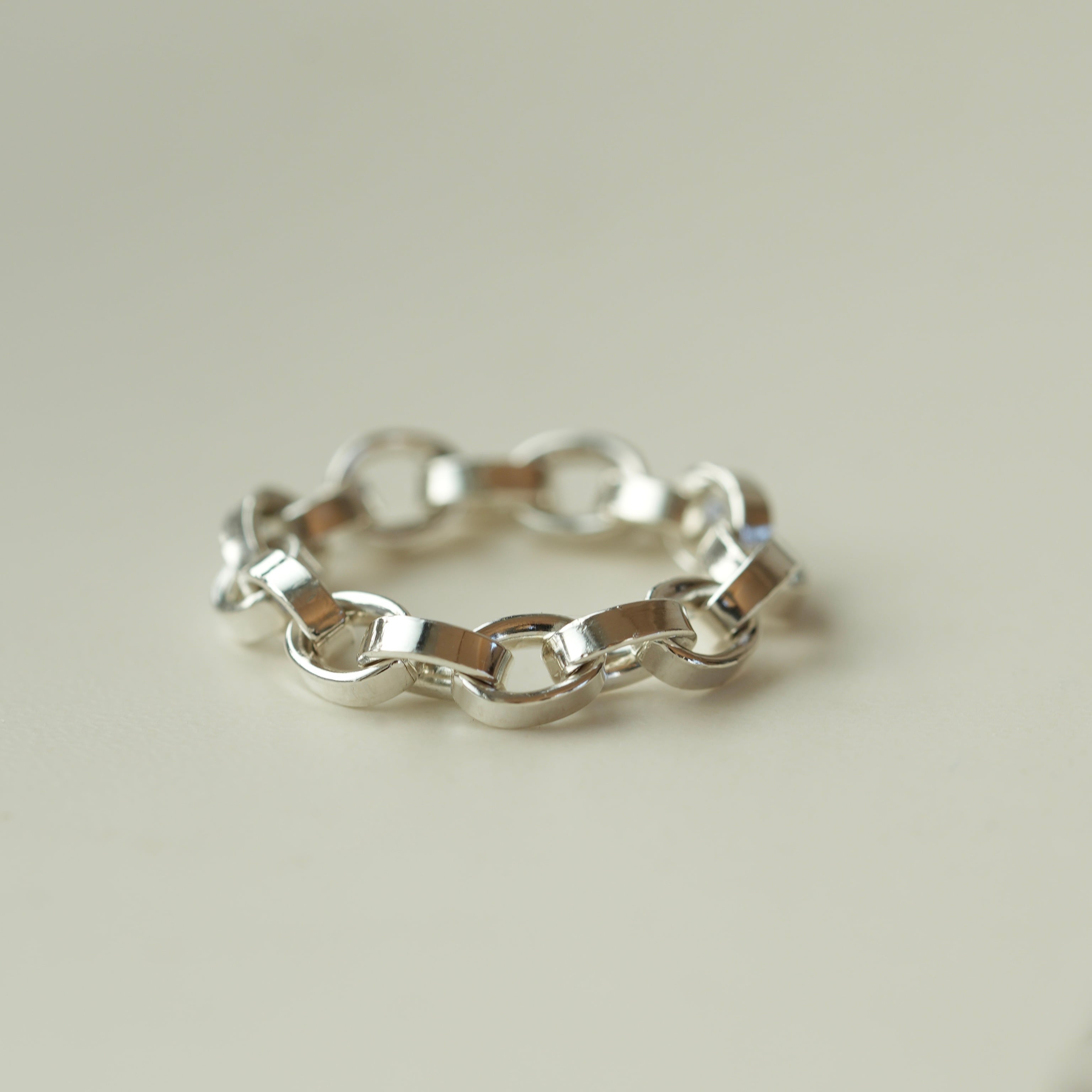 Round Flat Cut Chain Ring ¥6,160～￥7,810