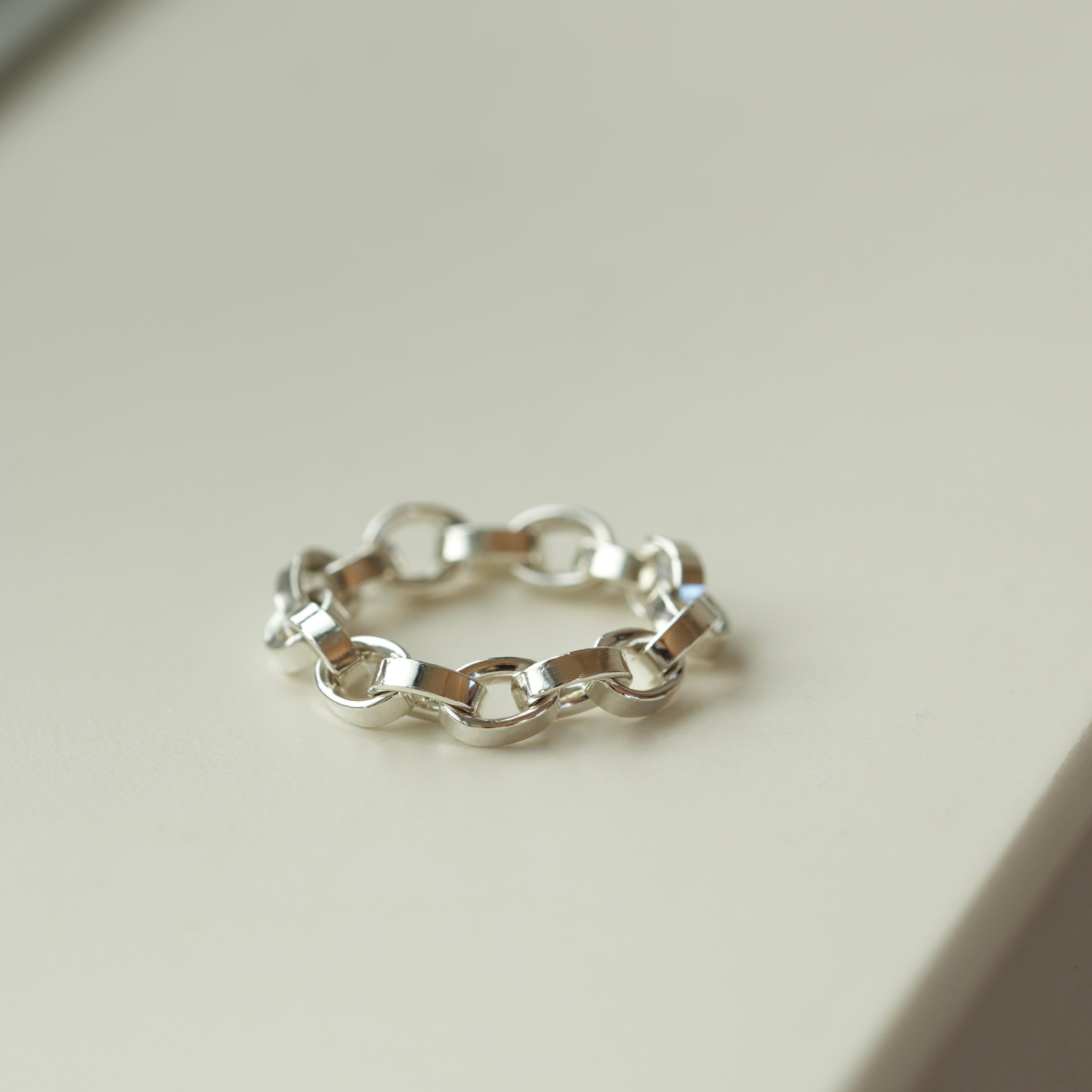 Round Flat Cut Chain Ring ¥6,160～￥7,810