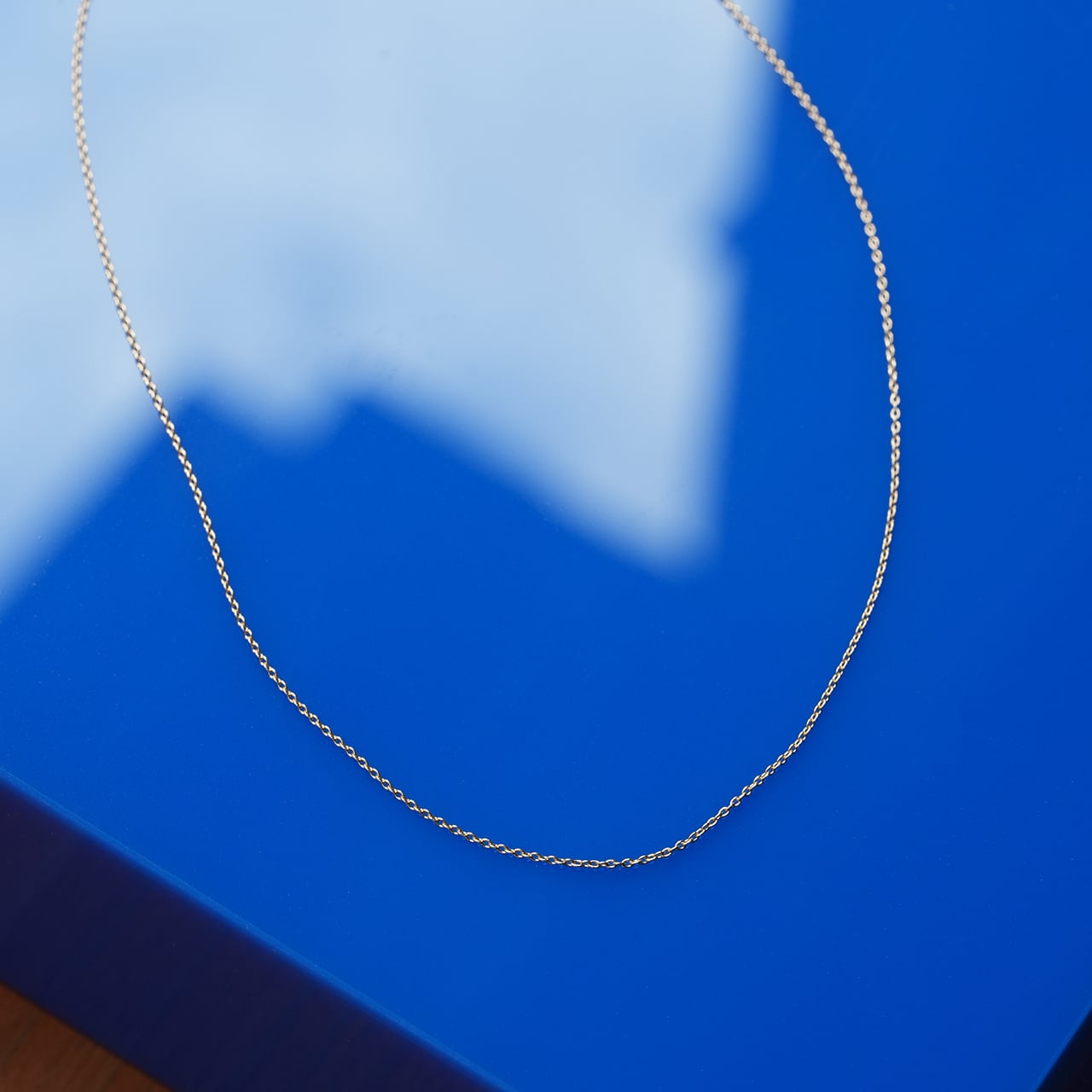 K18 Yellow Gold Azuki Chain 25