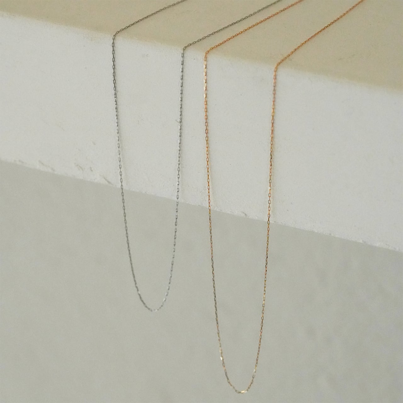 Pt850 Platinum Superfine Chain Necklace ¥12,100～￥17,490