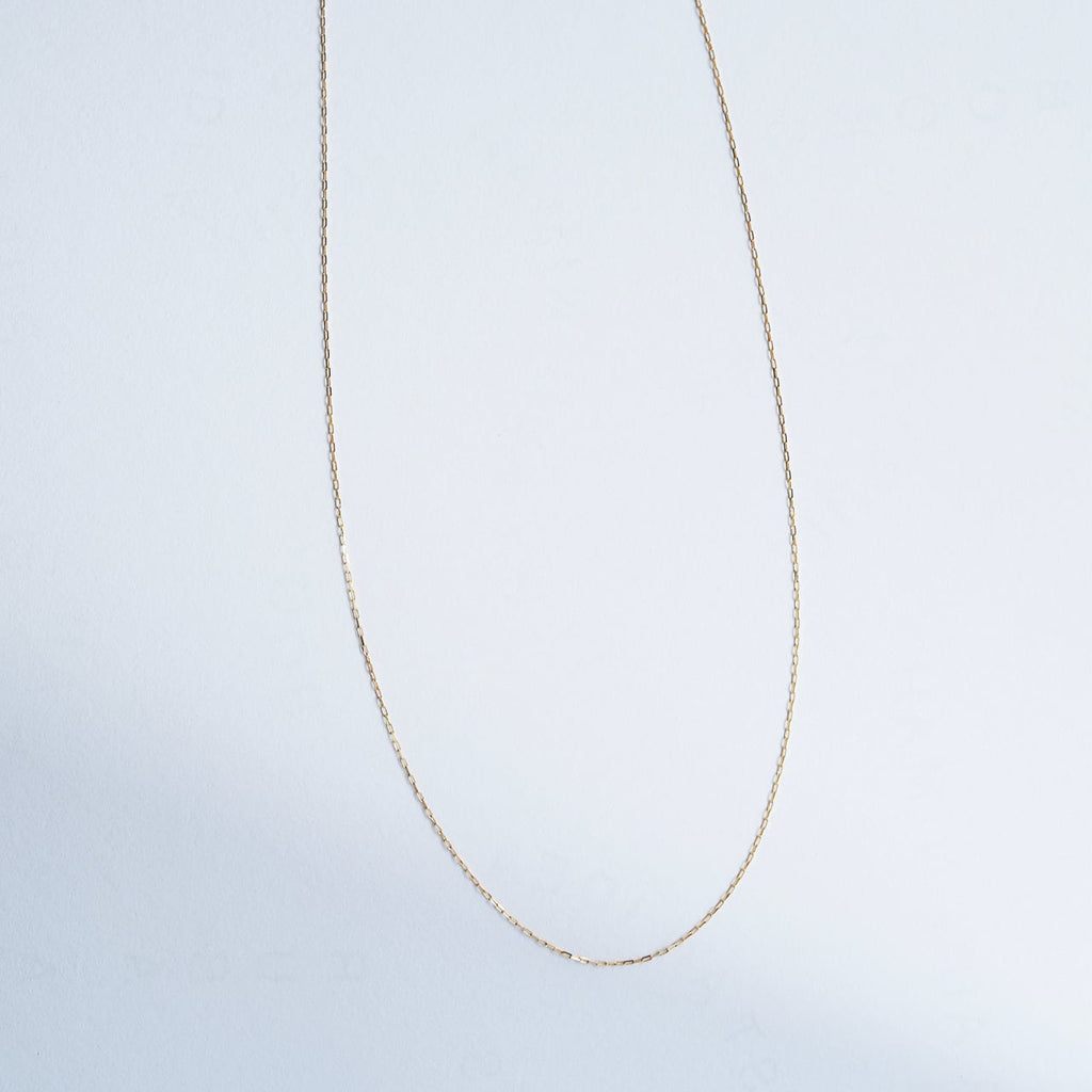 『OCEANS 1月号』掲載商品 K18 Yellow Gold Superfine Chain Necklace ¥16,500～￥23,760
