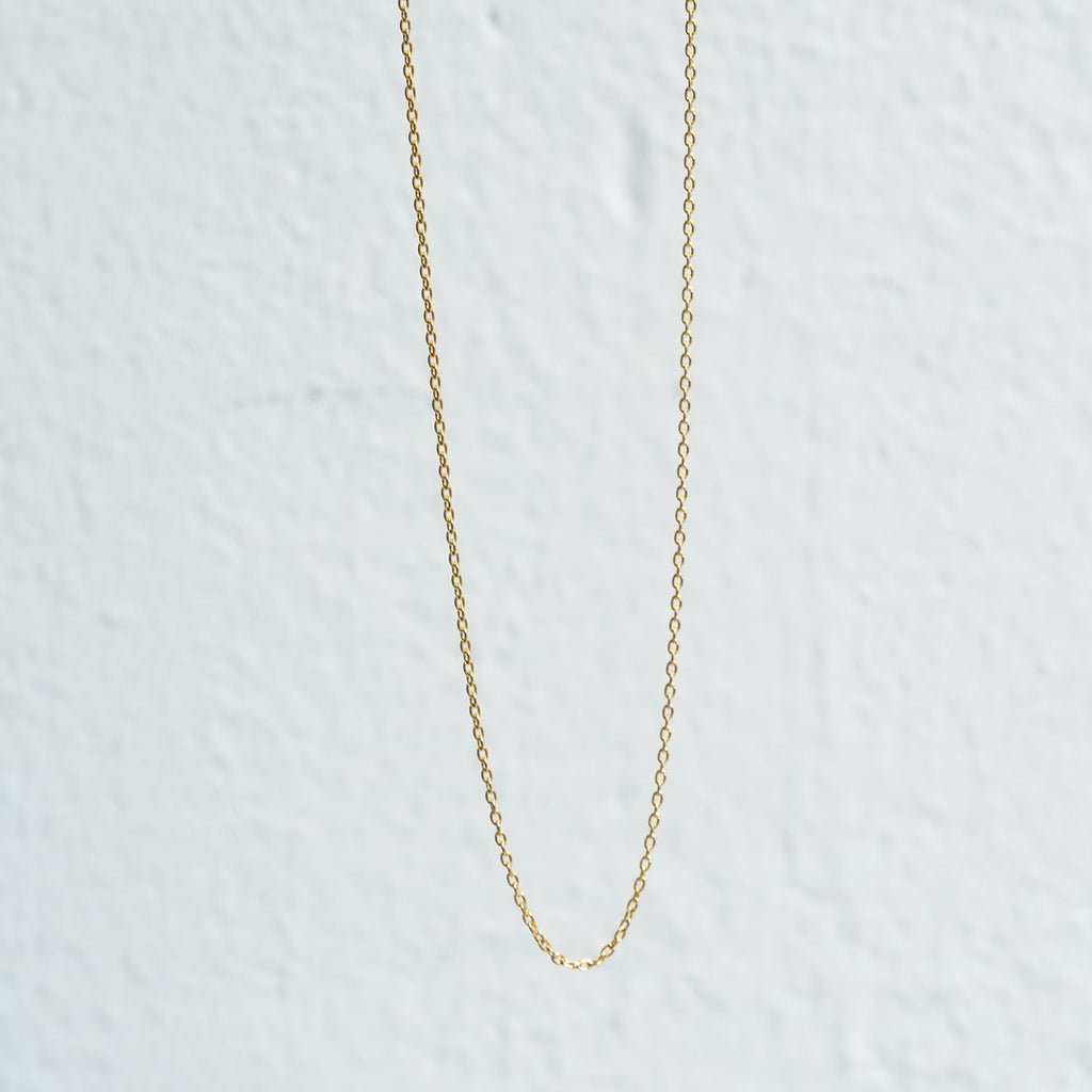 K18 Yellow Gold Azuki Chain 25