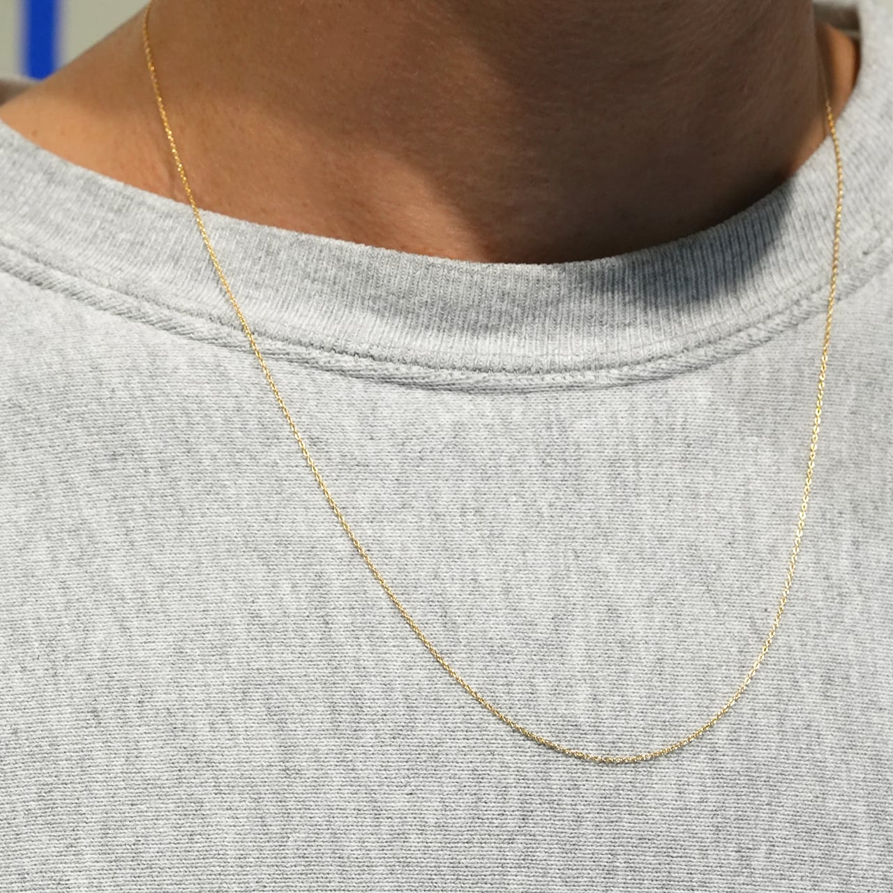 K18 Yellow Gold Azuki Chain 25