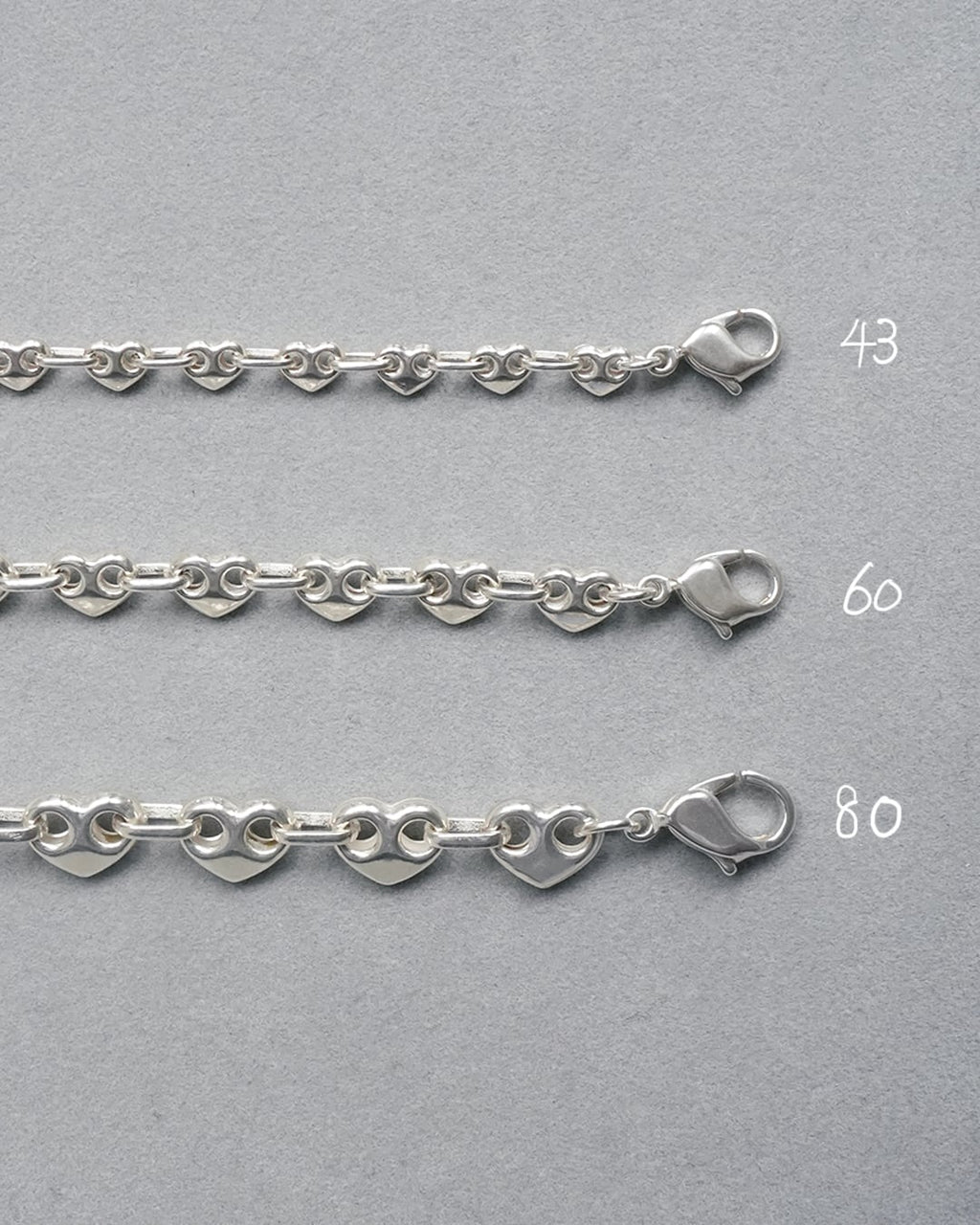 Puffed Heart Chain  from New York (幅60mm)