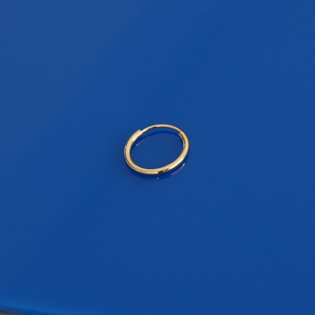 Medium size : K14YG ENDLESS HOOP PIERCE